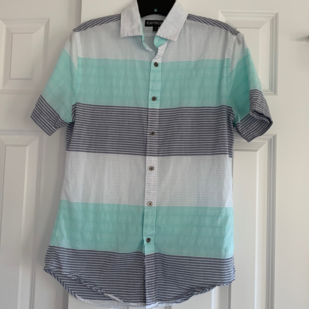 Express Short Sleeve Button Down